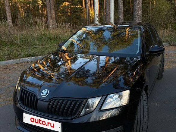 2019 Skoda Octavia III (A7) Рестайлинг, чёрный, 1750000 рублей