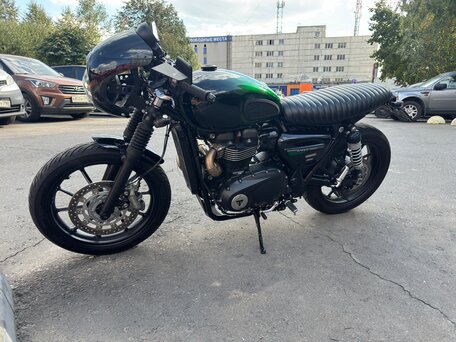 2024 Triumph Speed Twin, чёрный, 830000 рублей, вид 2