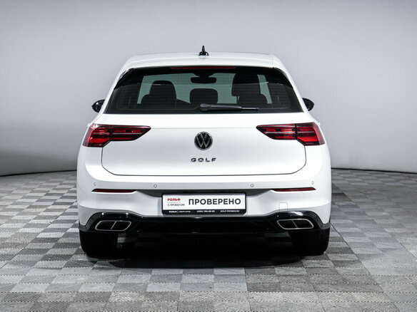 2021 Volkswagen Golf VIII, белый - вид 5