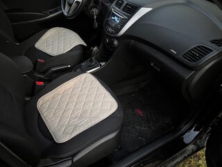 2015 Hyundai Solaris I Рестайлинг, чёрный, 930000 рублей, вид 4