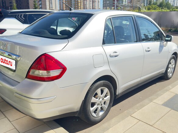 2008 Nissan Tiida I, серебристый - вид 3