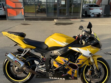 2005 Yamaha YZF-R6, жёлтый, 450000 рублей, вид 1