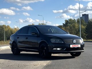 2012 Volkswagen Passat B7, чёрный, 730000 рублей, вид 2