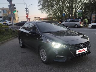 2018 Hyundai Solaris II, чёрный, 1150000 рублей, вид 1