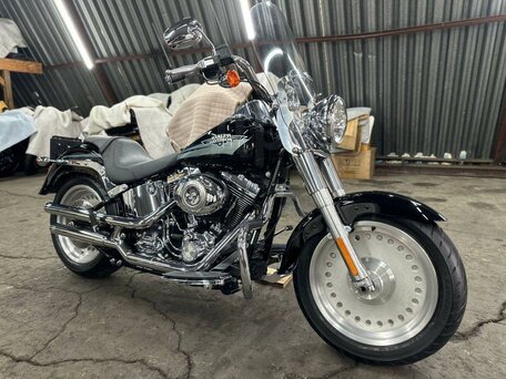 2010 Harley-Davidson Fat Boy, чёрный, 990000 рублей, вид 1