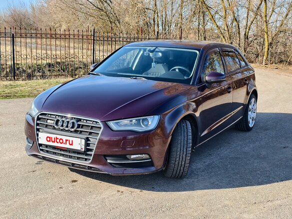 2015 Audi A3 III (8V), пурпурный, 1100000 рублей - вид 1