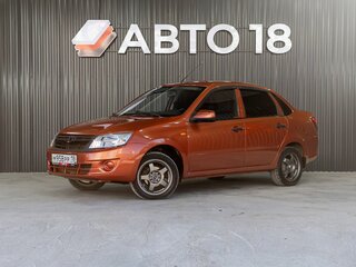 2014 Lada (ВАЗ) Granta I, оранжевый, 459000 рублей, вид 1