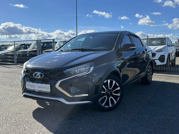 2024 Lada (ВАЗ) Vesta Cross I Рестайлинг (NG), чёрный, 1335000 рублей - вид 2