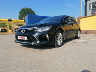 2017 Toyota Camry VII (XV50) Рестайлинг 2, чёрный, 1530000 рублей, вид 2
