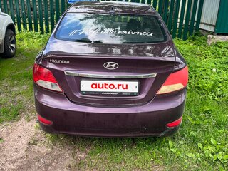 2011 Hyundai Solaris I, фиолетовый, 800000 рублей, вид 3