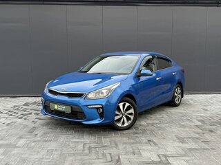2017 Kia Rio IV, синий, 1290000 рублей, вид 1