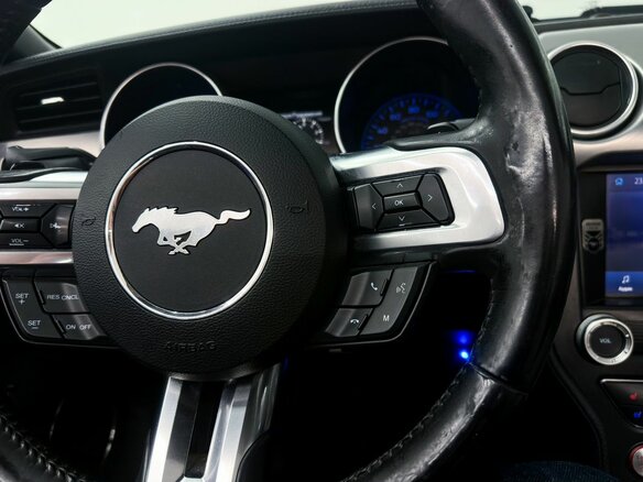 2019 Ford Mustang VI Рестайлинг, синий, 3200000 рублей - вид 15