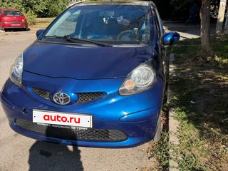 2008 Toyota Aygo I, синий, 680000 рублей, вид 2