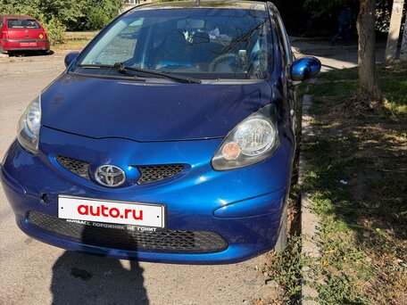 2008 Toyota Aygo I, синий, 680000 рублей, вид 2