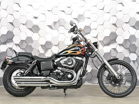 2014 Harley-Davidson Dyna Wide Glide, чёрный, 899000 рублей, вид 3