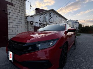 2019 Honda Civic X Рестайлинг, красный, 1790000 рублей, вид 2