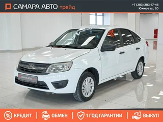 2017 Lada (ВАЗ) Granta I, белый, 355000 рублей, вид 1