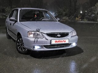 2004 Hyundai Accent ТагАЗ II, серебристый, 365000 рублей, вид 3