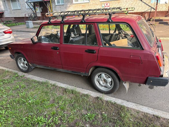 2011 Lada (ВАЗ) 2104, красный, 160000 рублей - вид 12