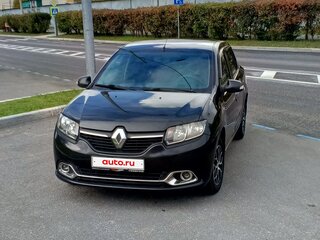 2015 Renault Logan II, чёрный, 770000 рублей, вид 4
