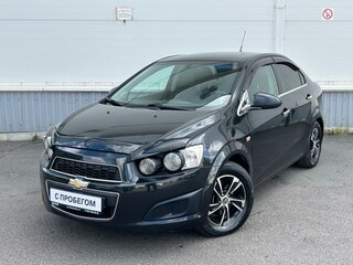 2013 Chevrolet Aveo II, чёрный, 569000 рублей, вид 3