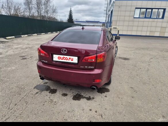 2007 Lexus IS 250 II, красный, 1150000 рублей - вид 2