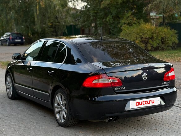 2008 Skoda Superb DSG II, чёрный, 589000 рублей - вид 8