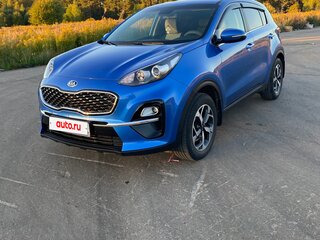 2020 Kia Sportage IV Рестайлинг, синий, 2200000 рублей, вид 1