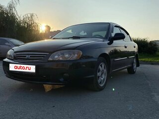 2007 Kia Spectra I Рестайлинг 2, чёрный, 290000 рублей, вид 4