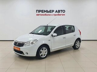 2013 Renault Sandero I, белый, 620000 рублей, вид 3