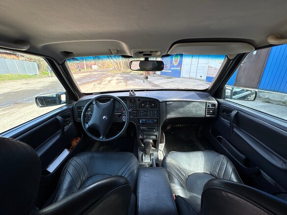 1995 Saab 9000 I Рестайлинг, чёрный - вид 9