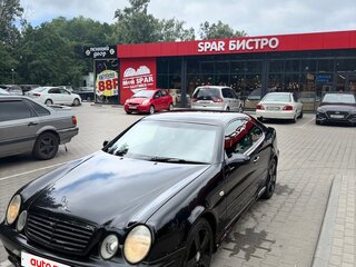 1998 Mercedes-Benz CLK-Класс 200 I (W208), чёрный, 410000 рублей, вид 1