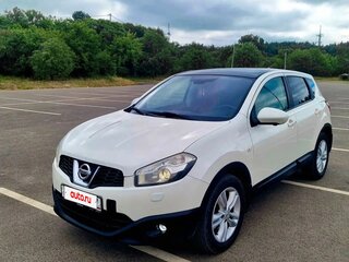 2013 Nissan Qashqai I Рестайлинг, белый, 1123000 рублей, вид 1