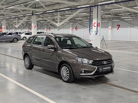 2021 Lada (ВАЗ) Vesta SW I, коричневый, 769000 рублей, вид 3