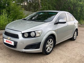 2012 Chevrolet Aveo II, серебристый, 535000 рублей, вид 1