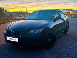 2008 Mazda 3 I (BK) Рестайлинг, чёрный, 820000 рублей, вид 1