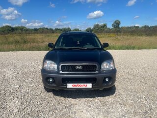 2002 Hyundai Santa Fe I, чёрный, 500000 рублей, вид 1