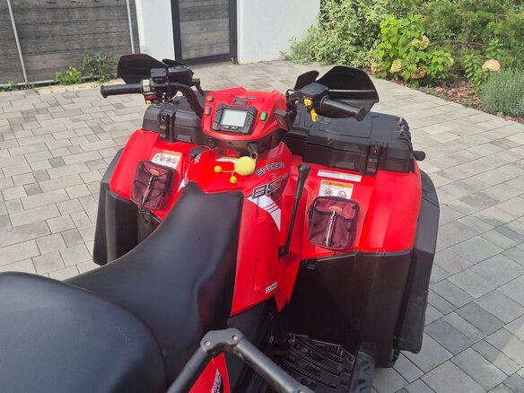 2010 Polaris Sportsman 850, красный, 670000 рублей - вид 10