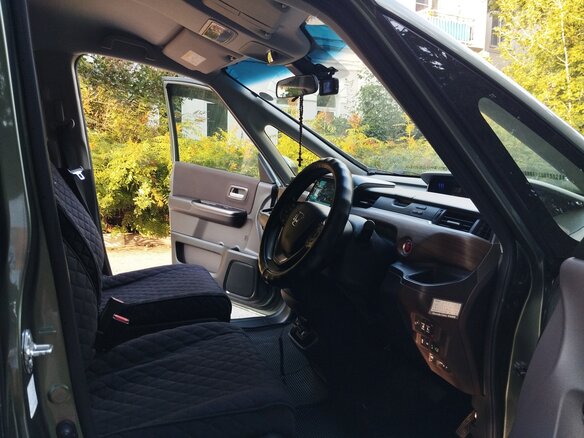 2021 Honda Freed II Рестайлинг, зелёный, 1850000 рублей - вид 9