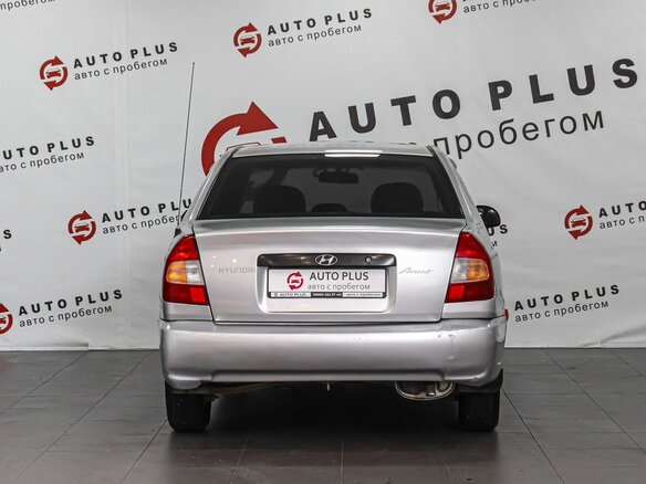 2008 Hyundai Accent ТагАЗ II, серебристый - вид 3