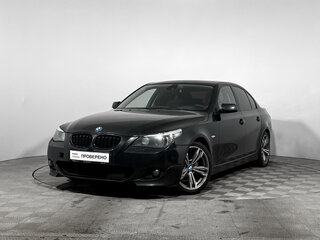 2007 BMW 5 серии 535d V (E60/E61) Рестайлинг, чёрный, 1399999 рублей, вид 1