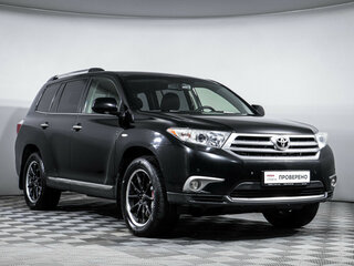 2013 Toyota Highlander II (XU40) Рестайлинг, чёрный, 1950000 рублей, вид 3