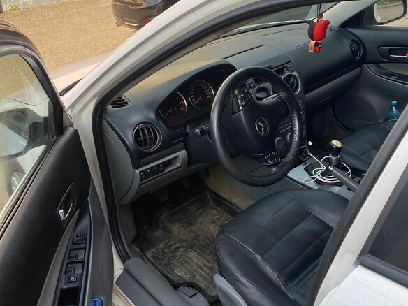 2003 Mazda 6 I (GG), белый, 350000 рублей - вид 10