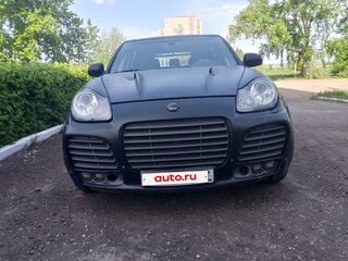 2006 Porsche Cayenne Turbo I (955), чёрный, 650000 рублей, вид 3