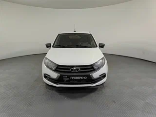 2019 Lada (ВАЗ) Granta I Рестайлинг, белый, 432863 рублей, вид 2