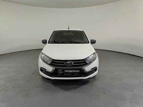 2019 Lada (ВАЗ) Granta I Рестайлинг, белый, 407267 рублей, вид 2