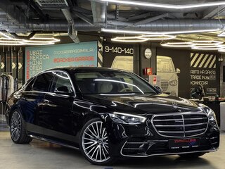2021 Mercedes-Benz S-Класс 350 d Long 4MATIC VII (W223), чёрный, 10350000 рублей, вид 2