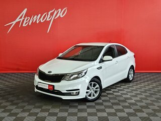 2016 Kia Rio III Рестайлинг, белый, 1049000 рублей, вид 1