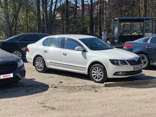 2014 Skoda Superb DSG II Рестайлинг, белый, 2100000 рублей, вид 3