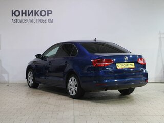 2014 Volkswagen Jetta VI Рестайлинг, синий, 1019000 рублей, вид 4